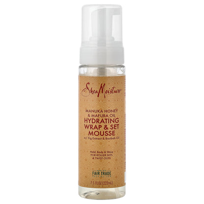 SheaMoisture, Hydrating Wrap & Set Mousse with Fig Extract & Baobab Oil, 7.5 fl oz (222 ml)
