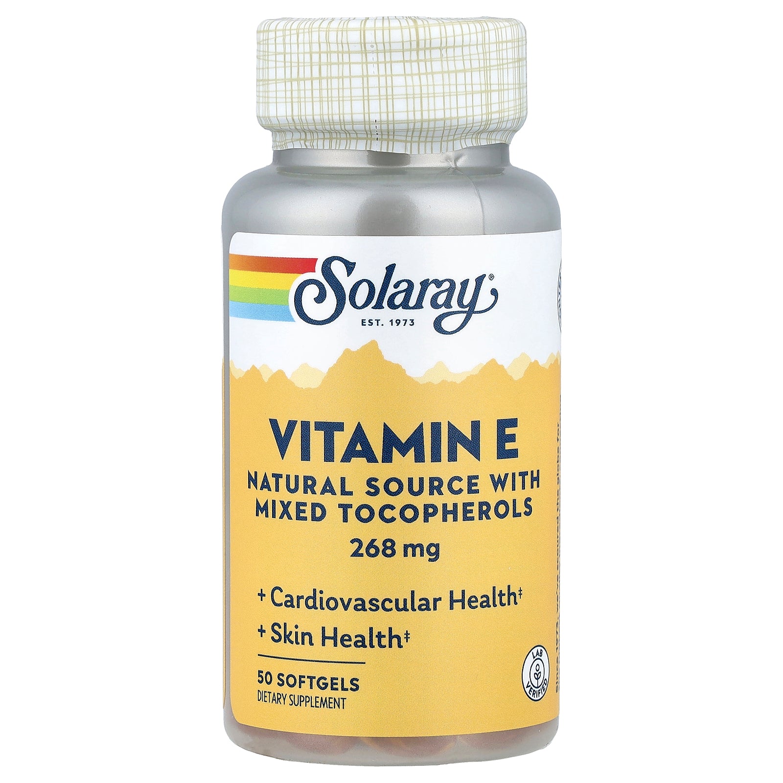 Solaray, Vitamin E, 50 Softgels