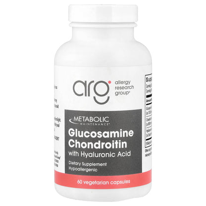 Metabolic Maintenance, Glucosamine Chondroitin with Hyaluronic Acid, 60 Vegetarian Capsules