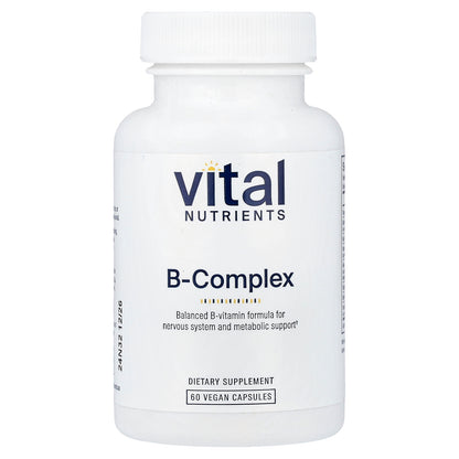 Vital Nutrients, B-Complex, 60 Vegan Capsules