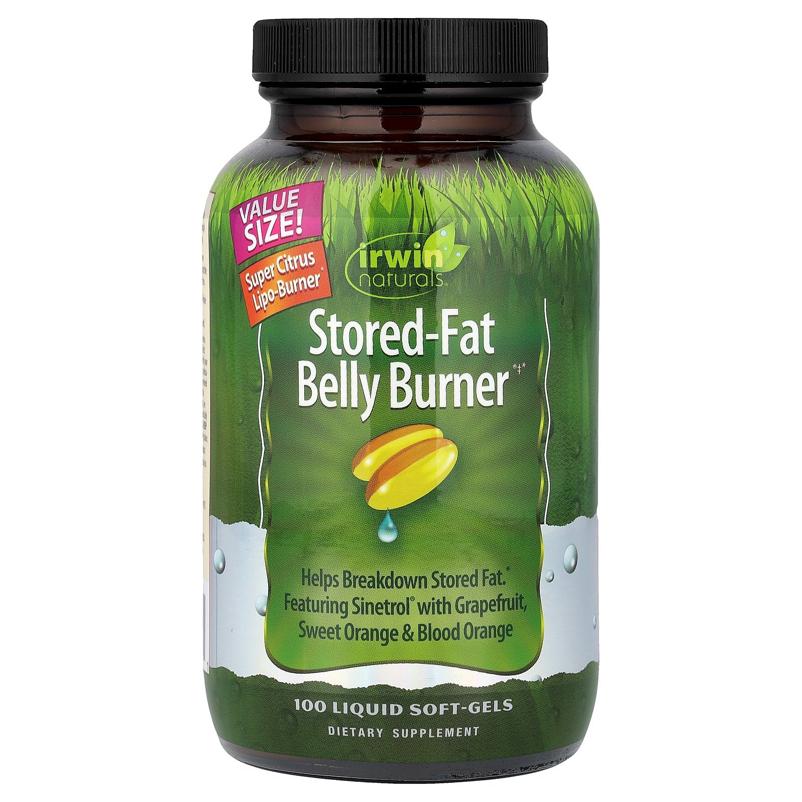 Irwin Naturals, Stored-Fat Belly Burner®, 100 Liquid Soft-Gels