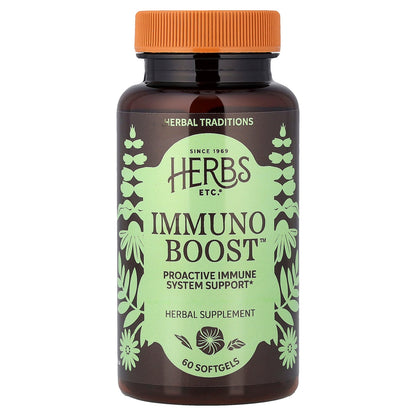 Herbs Etc., ImmunoBoost™, 60 Softgels