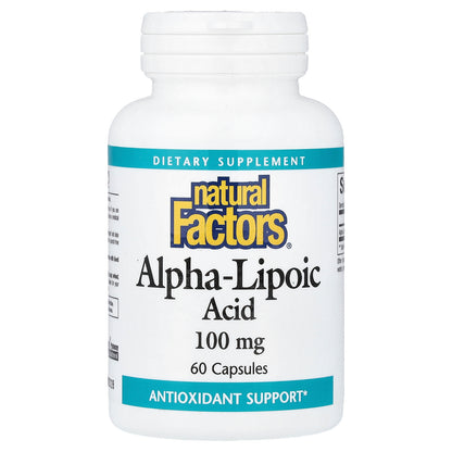 Natural Factors, Alpha-Lipoic Acid, 100 mg, 60 Capsules