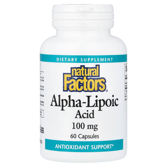 Natural Factors, Alpha-Lipoic Acid, 100 mg, 60 Capsules
