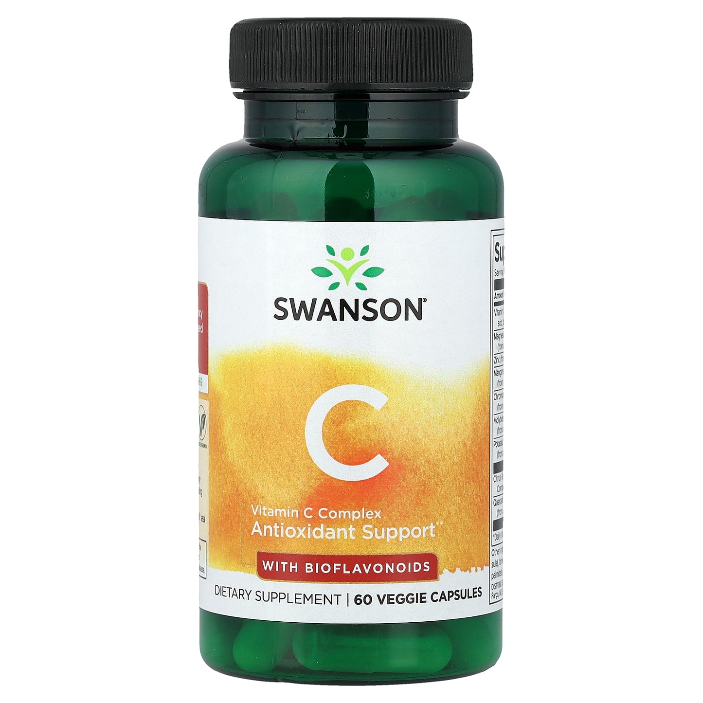 Swanson, Vitamin C Complex with Bioflavonoids, 60 Veggie Capsules