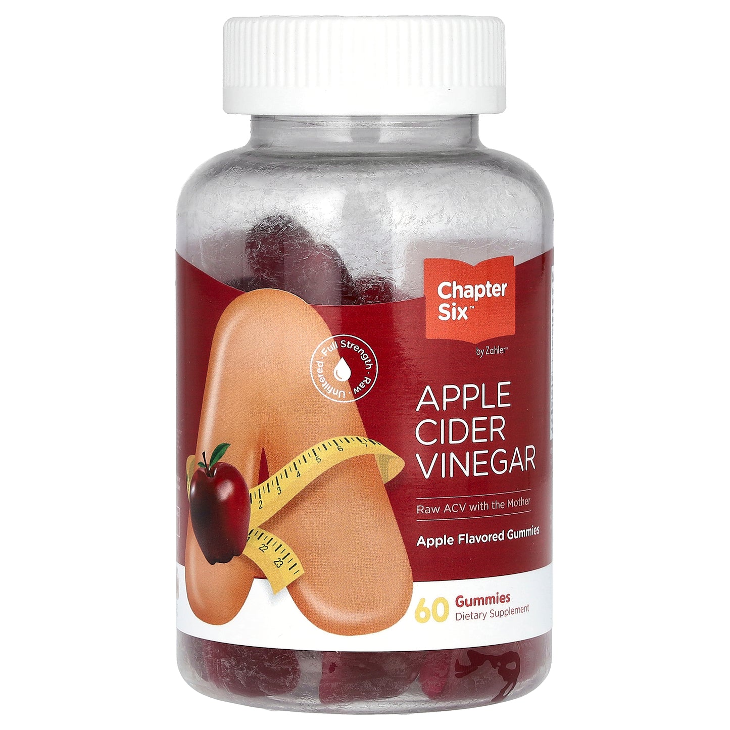 Chapter Six, Apple Cider Vinegar, Apple, 60 Gummies