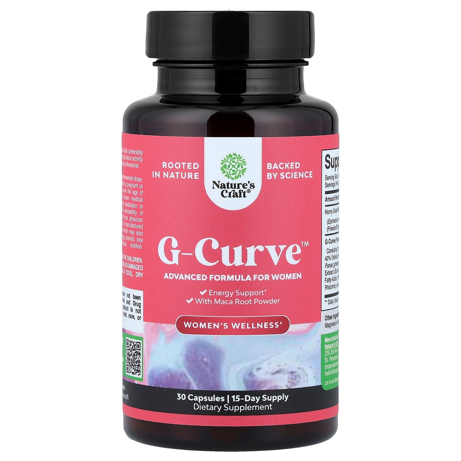 Nature's Craft, Women's Wellness, G-Curve™, 30 Capsules