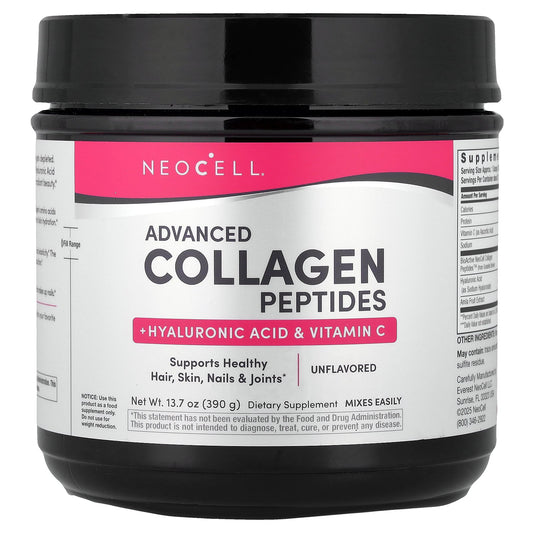 NeoCell, Advanced Collagen Peptides, Unflavored, 13.7 oz (390 g)