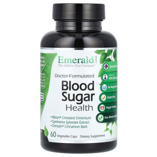 Emerald Laboratories, Blood Sugar Health, 60 Vegetable Caps