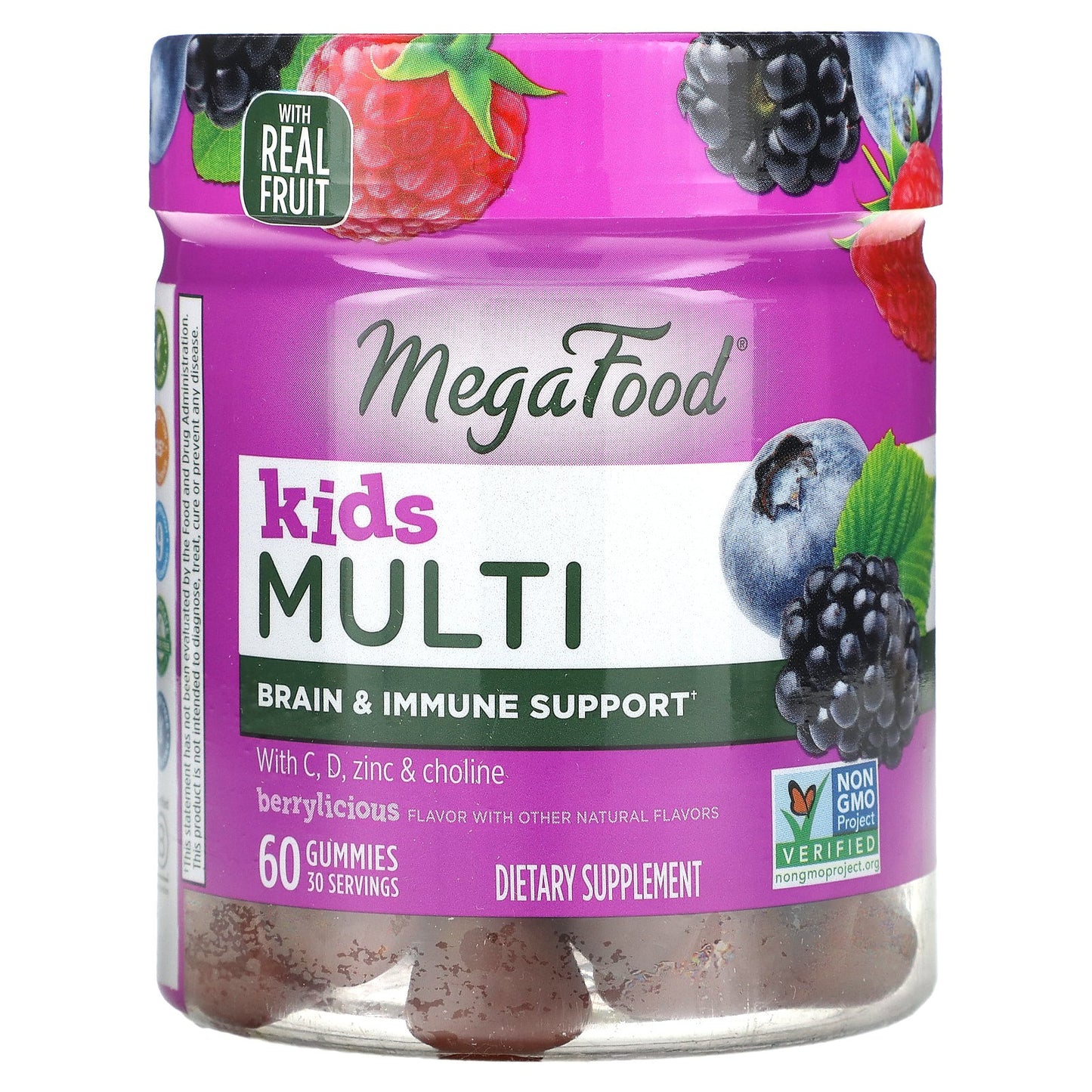 MegaFood, Kids Multi, Berrylicious, 60 Gummies