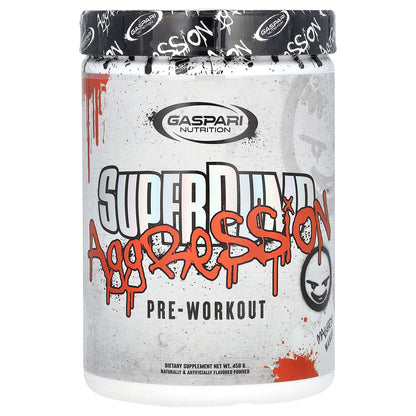 Gaspari Nutrition, SuperPump Aggression™ Pre-Workout, Mayhem Mango, 450 g