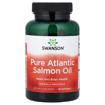 Swanson, Pure Atlantic Salmon Oil, 90 Softgels