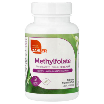Zahler, Methylfolate, 120 Capsules (1,000 mcg DFE per Capsule)
