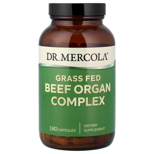 Dr. Mercola, Grass-Fed Beef Organ Complex, 180 Capsules