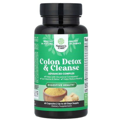 Nature's Craft, Colon Detox & Cleanse, 60 Capsules