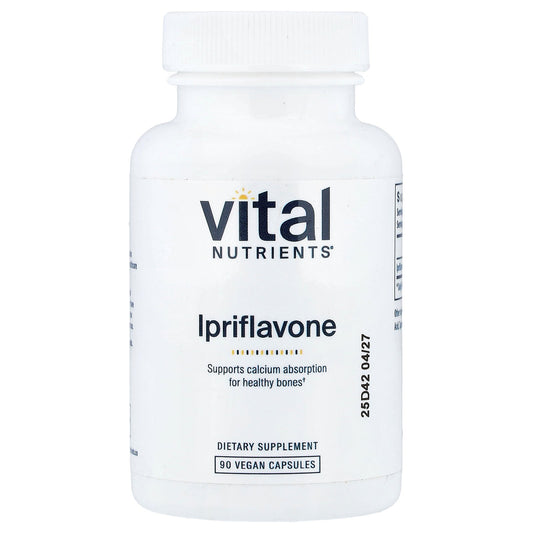 Vital Nutrients, Ipriflavone, 90 Vegan Capsules (300 mg per Capsule)