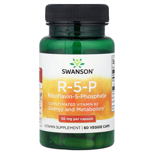 Swanson, R-5-P, Riboflavin-5-Phosphate, 50 mg, 60 Veggie Caps