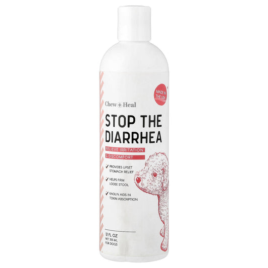 Chew + Heal, Stop The Diarrhea, For Dogs , 12 fl oz (355  ml)