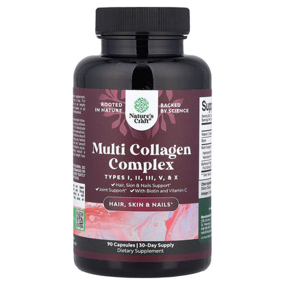Nature's Craft, Multi Collagen Complex, 90 Capsules