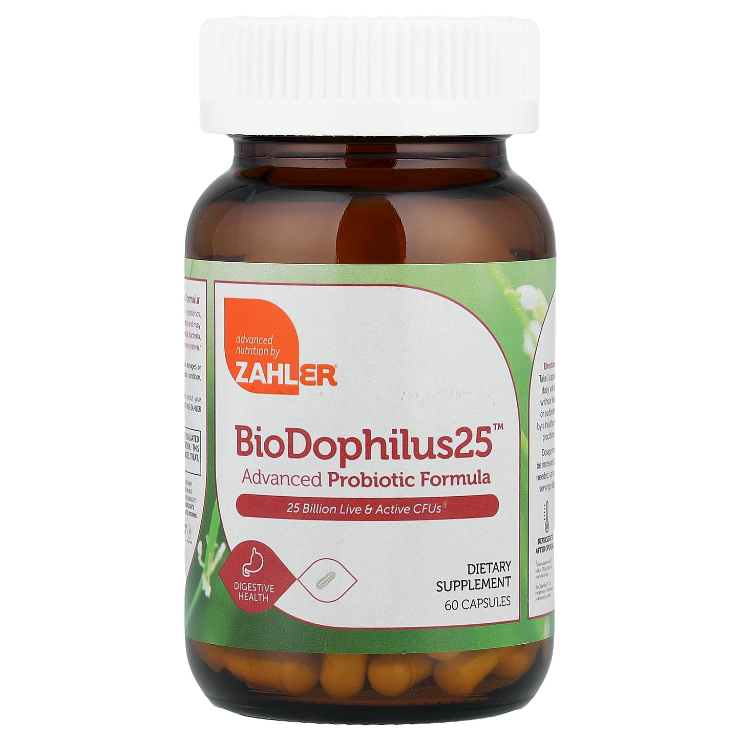 Zahler, BioDophilus25™, Advanced Probiotic Formula, 60 Capsules