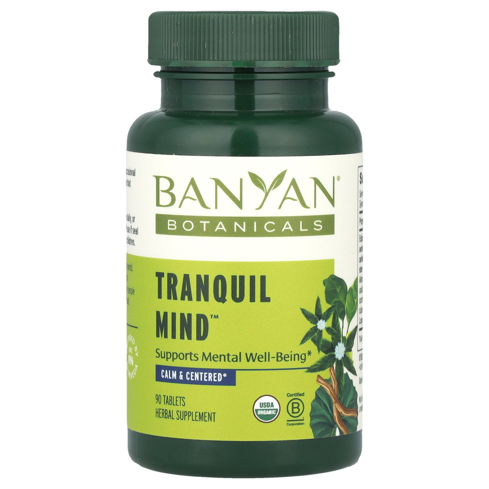 Banyan Botanicals, Tranquil Mind™, 90 Tablets