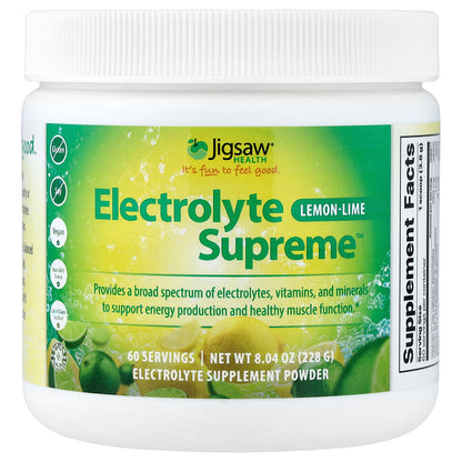 Jigsaw Health, Electrolyte Supreme™, Lemon-Lime, 8.04 oz (228 g)