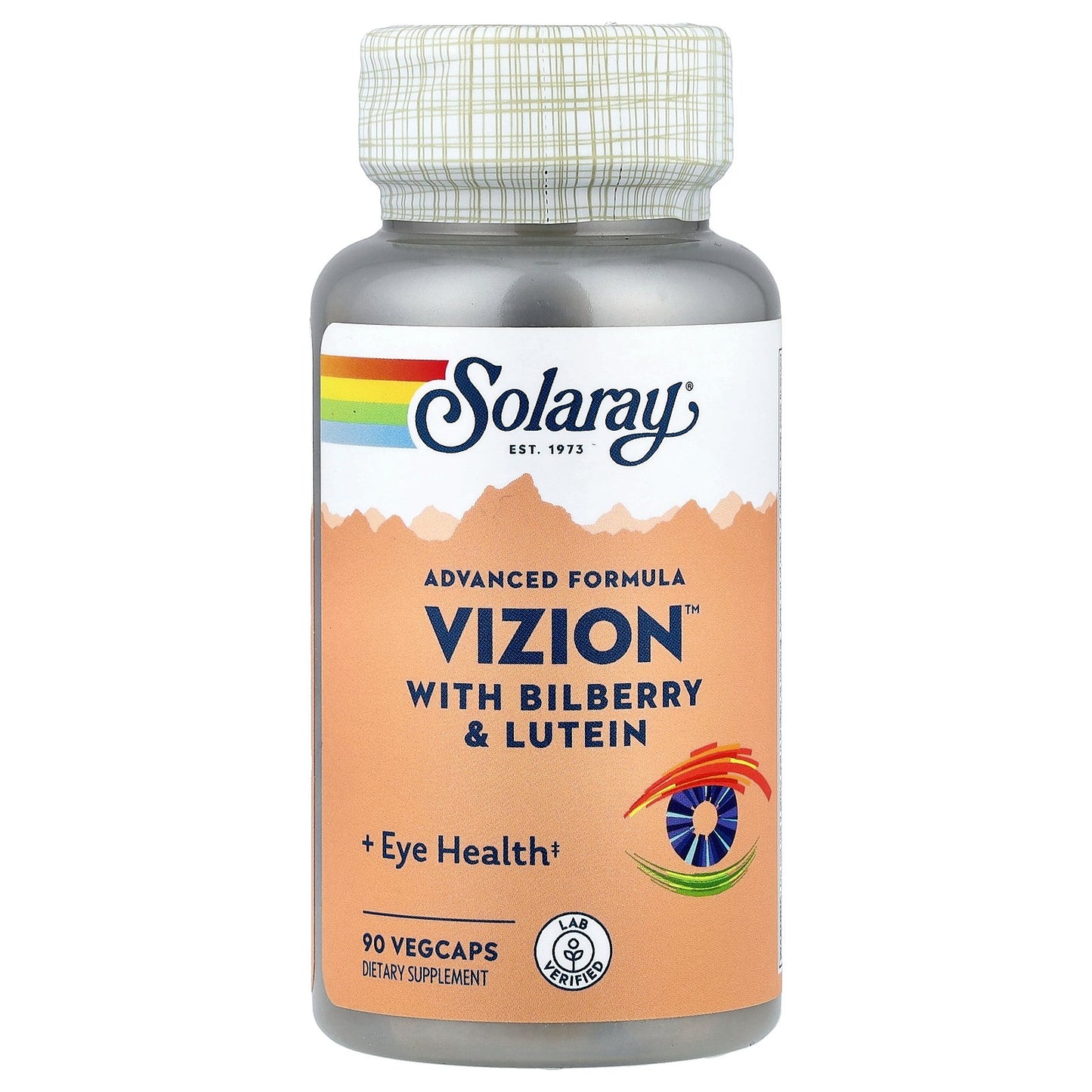 Solaray, Advanced Formula Vizion™ with Bilberry & Lutein, 90 VegCaps