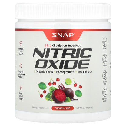 Snap Supplements, Nitric Oxide, Cherry-Lime, 8.8 oz (250 g)