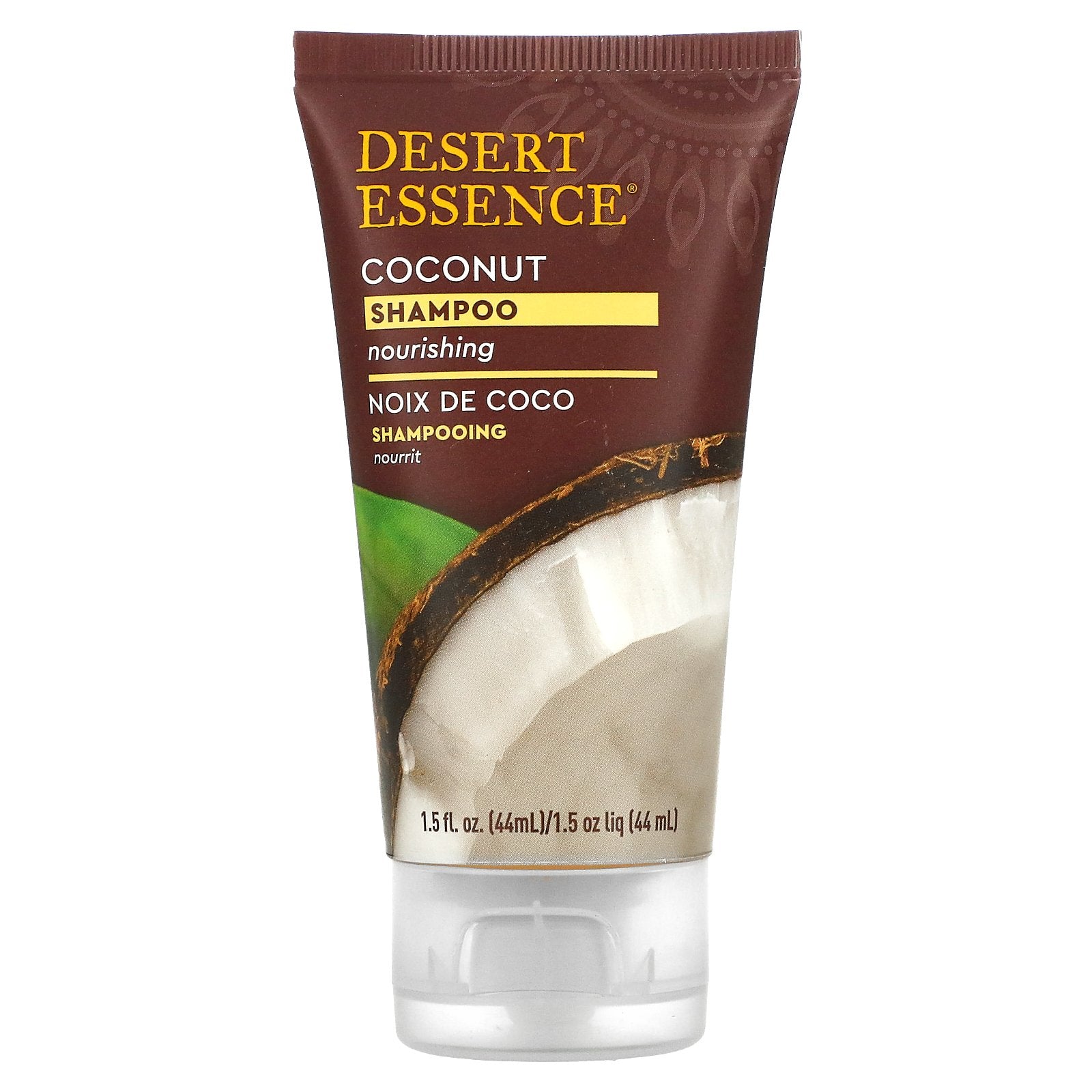 Desert Essence, Travel Size, Coconut Shampoo, 1.5 fl oz (44 ml)