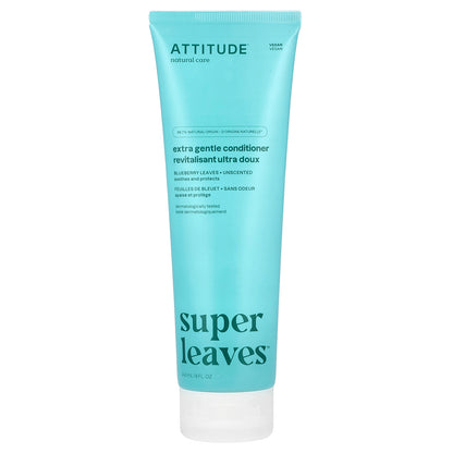 ATTITUDE, Super Leaves™, Extra Gentle Conditioner,  Unscented, 8 fl oz (240 ml)
