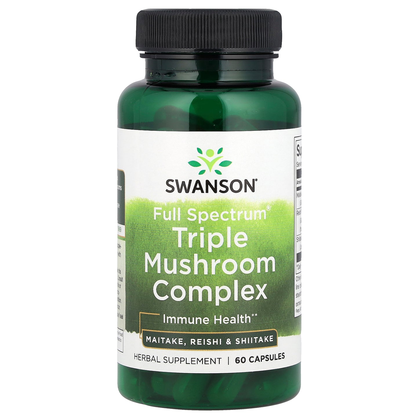 Swanson, Full Spectrum® Triple Mushroom Complex, 60 Capsules