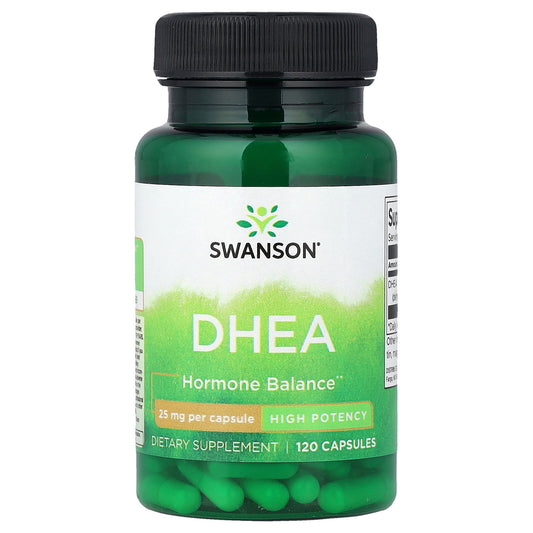 Swanson, DHEA, High Potency, 25 mg, 120 Capsules