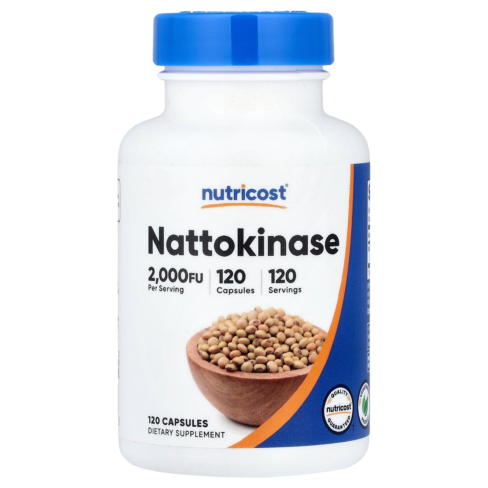 Nutricost, Nattokinase, 100 mg (2,000 FU), 120 Capsules