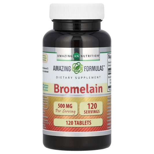 Amazing Nutrition, Bromelain, 500 mg, 120 Tablets