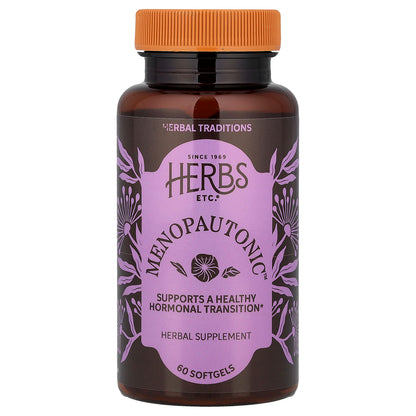 Herbs Etc., Menopautonic™, 60 Softgels (400 mg per Softgel)