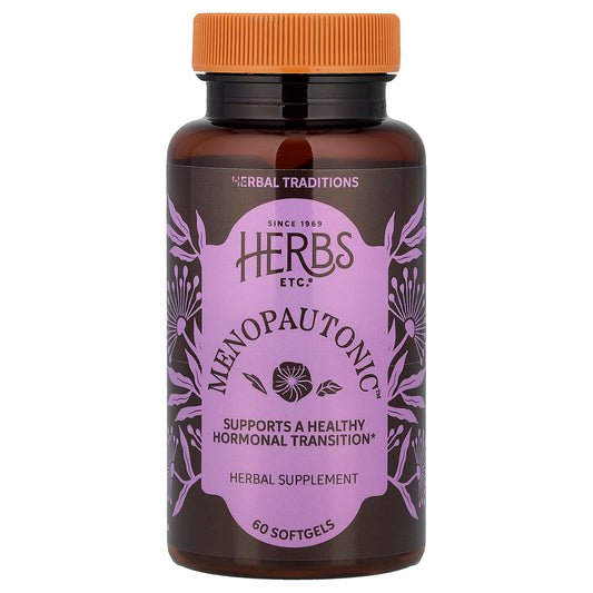 Herbs Etc., Menopautonic™, 60 Softgels (400 mg per Softgel)