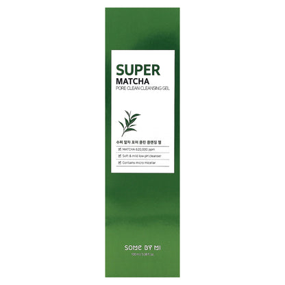 SOME BY MI, Super Matcha Pore Clean Cleansing Gel, 3.38 fl oz (100 ml)