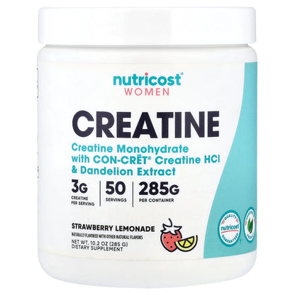 Nutricost, Women, Creatine, Strawberry Lemonade, 10.2 oz (285 g)