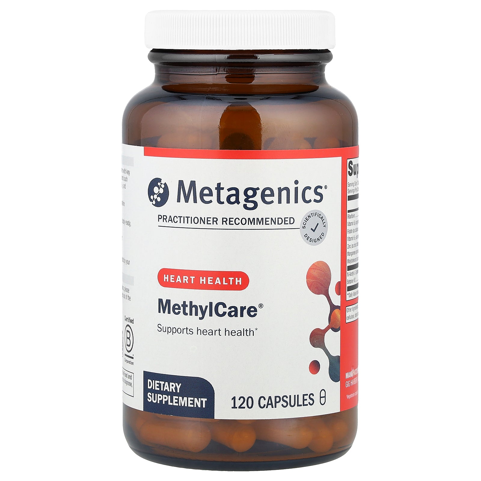 Metagenics, MethylCare®, Heart Health, 120 Capsules