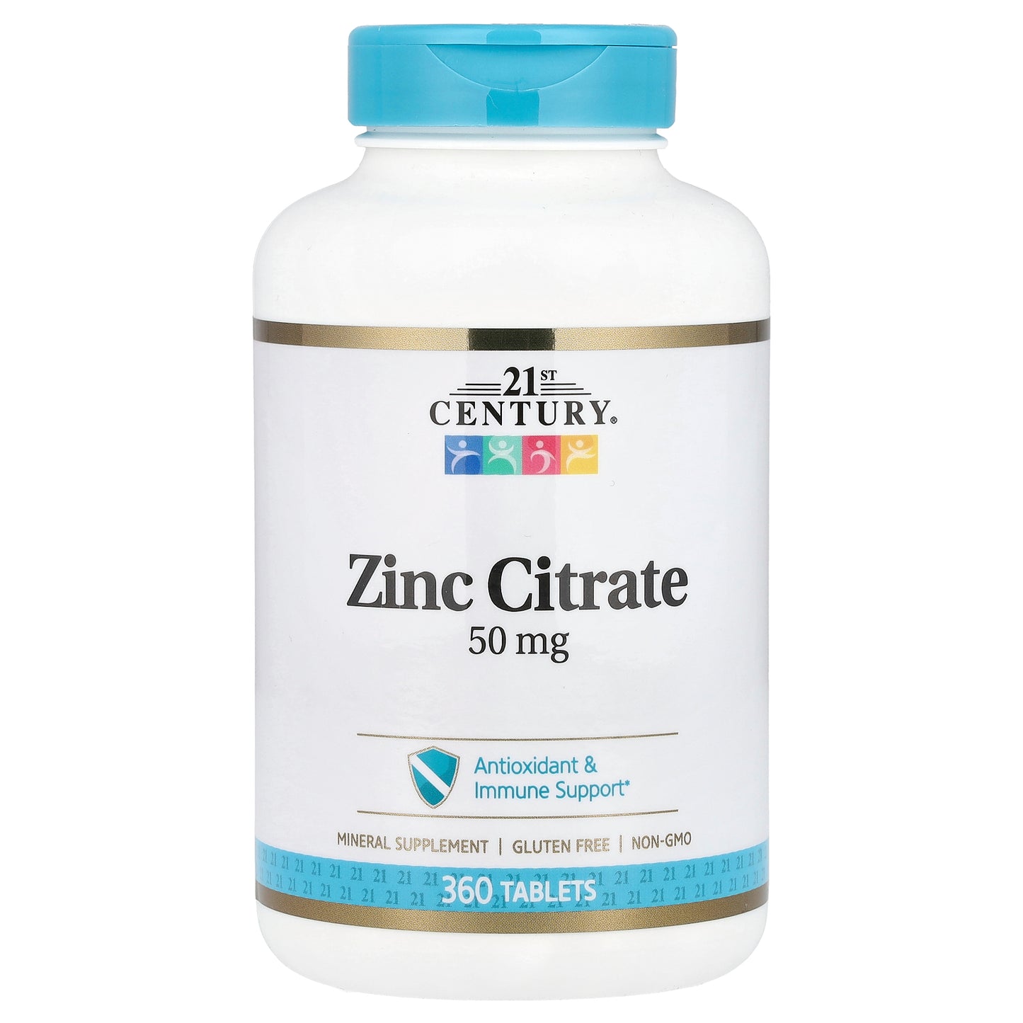 21st Century, Zinc Citrate, 50 mg, 360 Tablets