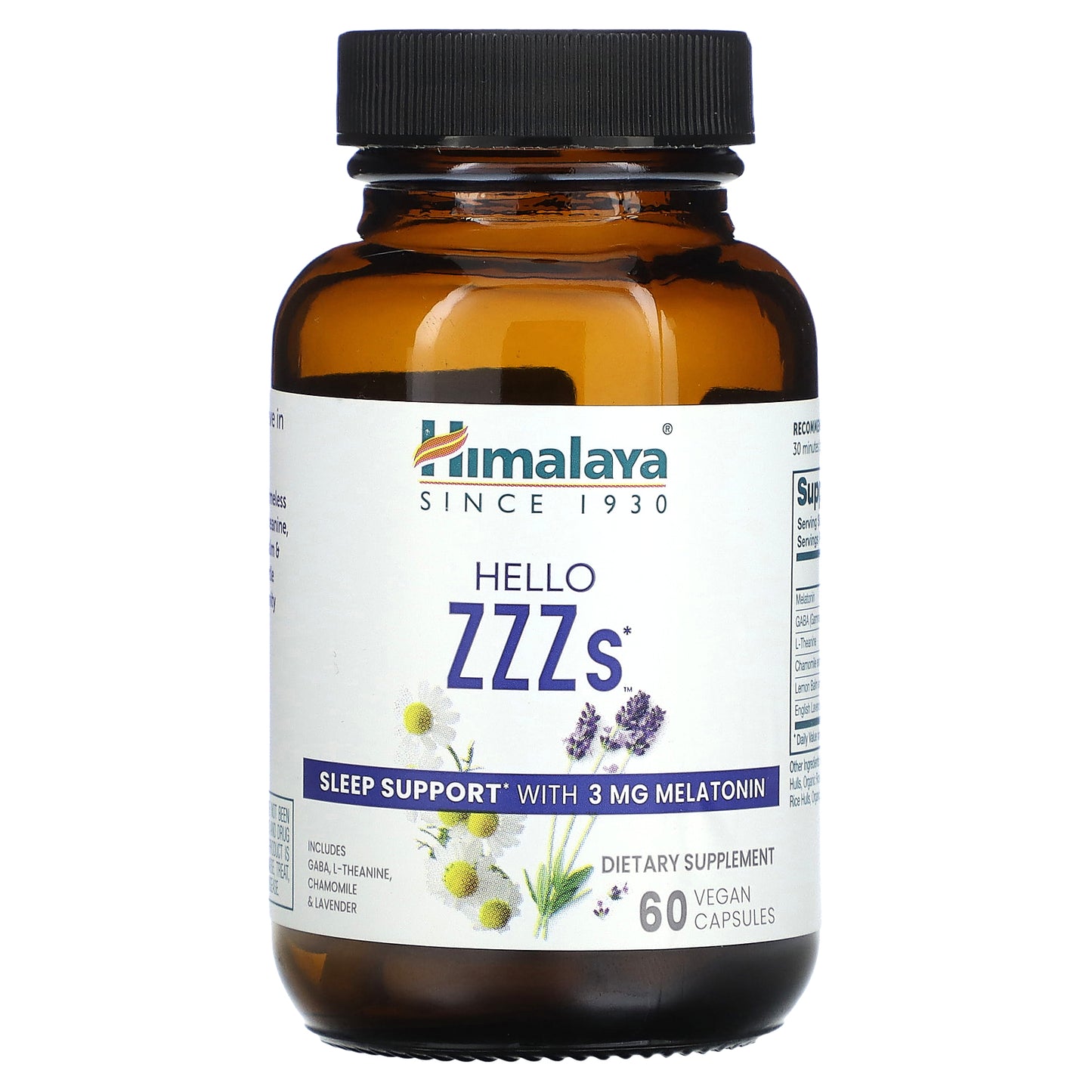 Himalaya, Hello ZZZs, 60 Vegan Capsules