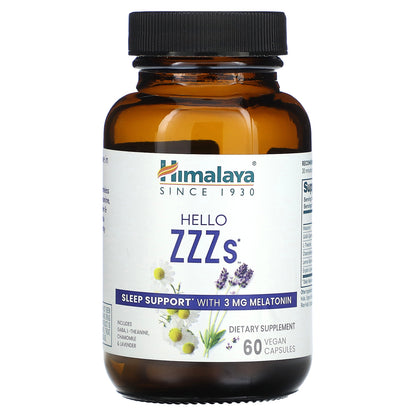 Himalaya, Hello ZZZs, 60 Vegan Capsules