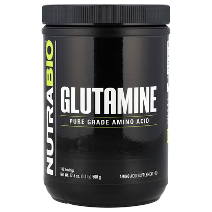 NutraBio, Glutamine, 17.6 oz (500 g)