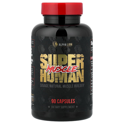 ALPHA LION, SuperHuman Muscle, 90 Capsules