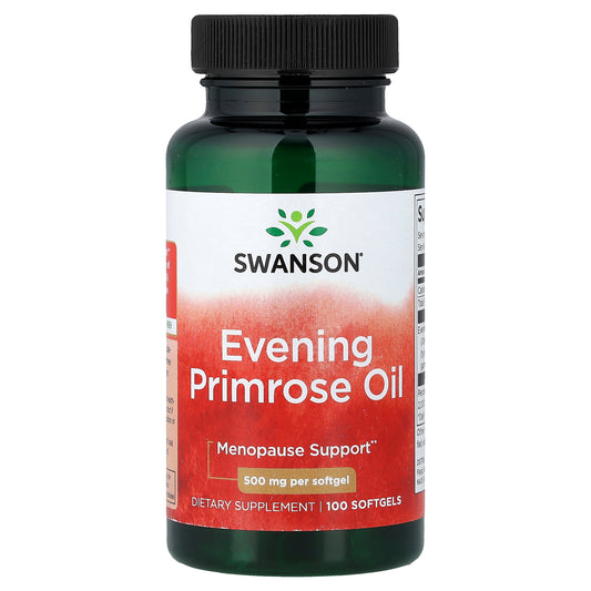Swanson, Evening Primrose Oil, 500 mg , 100 Softgels