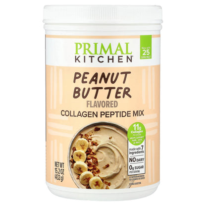 Primal Kitchen, Collagen Peptide Mix, Peanut Butter, 15.2 oz (432 g)