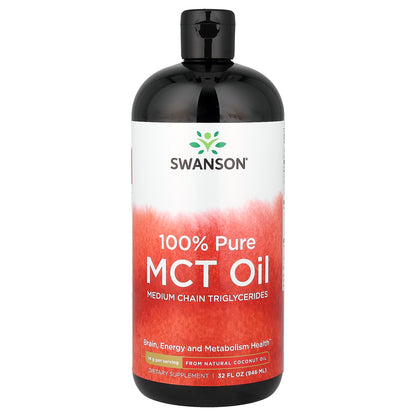 Swanson, 100% Pure MCT Oil, 32 fl oz (946 ml)