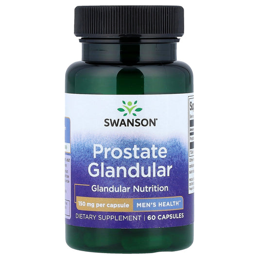 Swanson, Prostate Glandular, 150 mg, 60 Capsules