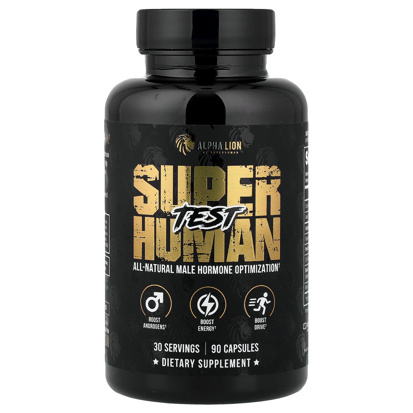 ALPHA LION, SuperHuman Test, 90 Capsules
