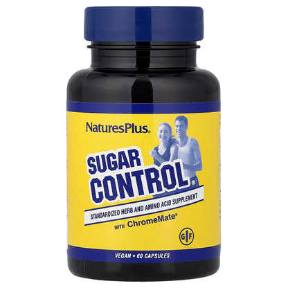 NaturesPlus, Sugar Control® with ChromeMate®, 60 Capsules